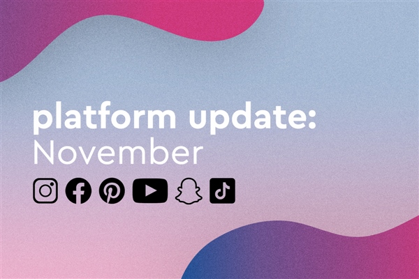 Platform Update: November